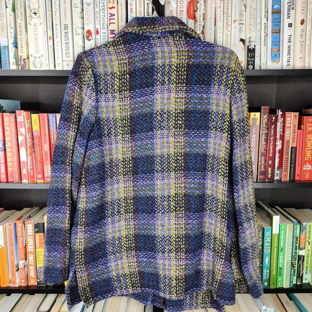 Boyne Valley Weavers Handcrafted Wool Blend Plaid Jacket - Picture 5 of 6
